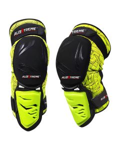 Allextreme EX-MKG2 Knee Guard Adjustable Breathable Unisex Feet Protector Armor Pads for Motorcycle Racing Bike Riding (Set of 2, Neon Green) (5R-OCP4-9IHM)