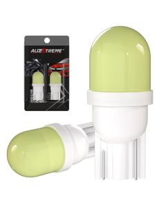 Allextreme EXT10R2W Universal T10 LED Parking Light COB Super Bright Interior Pilot License Plate Dome Indicator Lamp Bulb for Car Bike and Motorcycle (2W, White, 2 PCS)