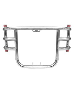 AllExtreme Steel Leg Guard Bike Safety Front Crash Bar Heavy Duty for Motorcycle Compatible with BS3 & BS4 Model Bullet 350cc & 500cc (Chrome)