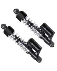 AllExtreme EXRSAS2 Rear Shocker Suspension Spring Adjustable Bike Shock Absorber for Royal Enfield Bullet Motorcycle (Black, 2 Pcs)
