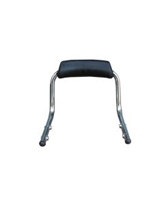 Allextreme EXGTRU6 Motorcycle Heavy Metal Cushion Backrest Passenger Rear Seat Rest Support Compatible for BS3 and BS4 Model Bullet 350cc and 500cc
