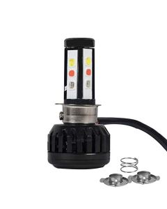 Allextreme Car LED H4 Headlight 40 Watt Driving Headlamp High Low Beam Chip Fog Flash Light for SUVs Trucks Sedans Motorcycle