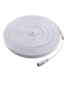Allextreme AX-LED4 Neon LED Flexible Strip Light 12V Decorative Interior Exterior Car Truck Styling EL Wire Glow String Tube (White, 5M)