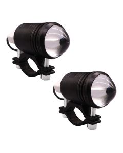 Allextreme AXU102 CREE LED Fog Light 12V Projector Lamp Waterproof Driving Headlight for Car and Motorcycle 25W (Pack of 2)