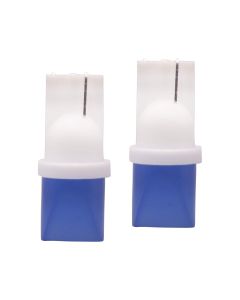 Allextreme EXT101B Universal T10 LED Parking Light Super Bright Interior Pilot License Plate Dome Indicator Lamp Bulb for Car Bike and Motorcycle (1W, Blue, 2 PCS)