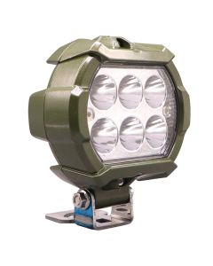 Allextreme EX6LMW1 Waterproof 6 LED White Fog Light With Strobe Feature Heavy Duty Work Lamp for Motorcycle Bike Car and SUV (18W, White, 1 Pc)