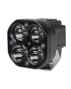 Allextreme EX40WF1 4 LED Fog Light Super Bright Spot Flood Beam Driving Lamp for Motorcycle Cars Bikes & SUV (40W, White Light, 1 Pc)