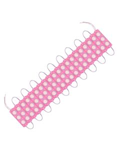 Allextreme EXM3IPK 3 LED Module Light Interior Exterior 12V 5730 Injection Decorative Lamp with Adhesive Backside for Car, Home & Decoration (20 Strips, Pink)