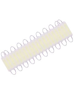 Allextreme EXMIL9W 9 LED Module Light Interior Exterior 12V 5730 Injection Decorative Lamp with Adhesive Backside for Car, Home & Decoration (20 Strips, White)