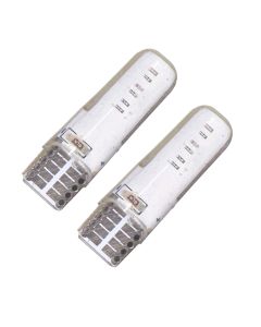 Allextreme Universal T10 LED Parking Light 12 SMD Super Bright Interior Pilot License Plate Dome Indicator Lamp Bulb for Car Bike and Motorcycle (3W, Blue, 2 PCS)