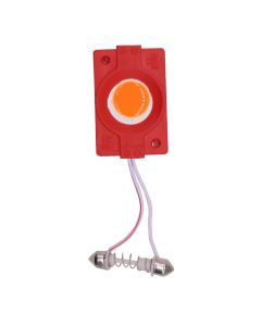 Allextreme EX09D1R LED Universal Car Interior Super Bright Roof Light Reading Dome Bulb Lamp with Festoon Holder (1.6W, Pink,1 Pc)