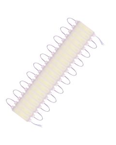 AllExtreme EXTMLIW LED Module Light Interior Exterior 12V 5730 Injection Decorative Lamp with Adhesive Backside for Car, Home & Decoration (20 Strips, White)