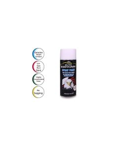Allextreme B-1088-40 Multipurpose High Gloss Pure Acrylic Fast Dry Colour Spray Paint Can for Cars and Bikes (Gloss White, 400ml, 1 Pc)