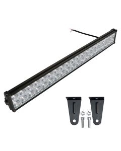 Allextreme EXF40L1 40 LED Fog Light 20 Inch Flood LED Work Double Row White Light Waterproof Driving Lamp Universal for Car Motorcycle Bike (120W, 1 Pc)