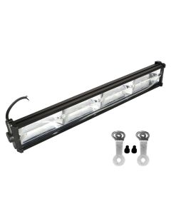 Allextreme EXW72L1 96 LED Fog Light 18 Inch Flood LED Work Double Row White Light Waterproof Driving Lamp Universal for Car Motorcycle Bike (72W, 1 Pc)
