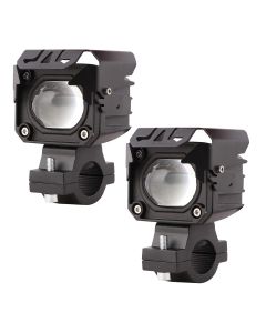 Allextreme EX20RS2 LED Fog Light Spot Beam Projector Lens Heavy Duty Waterproof Driving Lamp for Motorcycle Bike Car SUV (20W, 2 PCs)