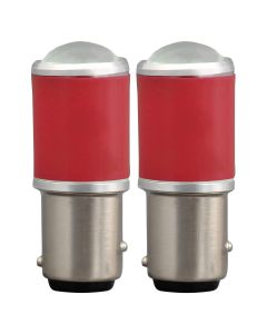 Allextreme ‎BAY15D 1157 LED Parking Bulb 5W Universal Ultra-Bright Brake Tail Light for Car (Red, 2 Pcs)
