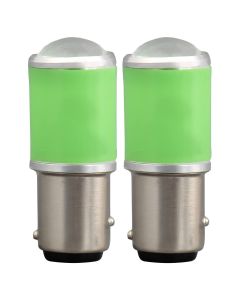 Allextreme ‎BAY15D 1157 LED Parking Bulb 5W Universal Ultra-Bright Brake Tail Light for Car (Green, 2 Pcs)