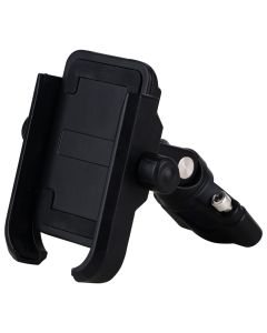 Allextreme EXHMU01 Handle Bar Mount Mobile Cell Phone Holder Cradle Stand 360 Rotation for Motorcycle and Bike (Black)