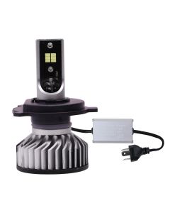 AllExtreme EXSRS1 H4 LED Headlight Bulb with Cooling Fan 36W Head lamp Conversion Kit for Bike Car SUV and Motorcycles (Pack - 1)