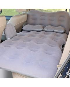 Allextreme M1 Multifunctional Inflatable Car Bed Mattress Universal Car Back Seat for Baby Travel Air Inflation with Two Air Pillows, Car Air Pump and Repair Kit (Grey)