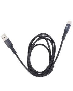 Allextreme USB Type C Cable 1.2m High-Speed Braided Design USB Sync Charging Cable for Android Phones, Tablets, Wall Chargers, Laptops(Black)