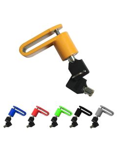 AllExtreme EXMDC1 Heavy Duty Disc Brake Lock Anti Theft Stainless Steel 8mm Pin Wheel Locking Security Lock for Bike and Motorcycle (Color may Vary)