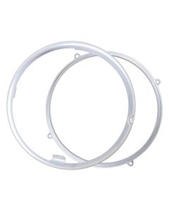 Allextreme Outer Ring for Headlight Trim Ring Heavy Duty Chrome Plated Head Lamp Cover compatible With Bullet Motorcycles