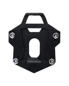 AllExtreme ALL-STD005 Bike Stand Extender Pad CNC Foot Side Kickstand Enlarger Extension Compact Support Plate Compatible with Royal Enfield Himalayan
