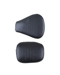 Allextreme PU Leather Seat Cover Cushion Durable, Reinforced Stitching, Comfortable, Classic Design, Dustproof & Waterproof for Motorcycle (Model-2)