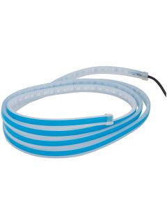 AllExtreme EXCLDH1 Strip LED Light DRL Front Daytime Running Hood Lamp Interior Car Door Turn Signal & Decorative Silicone Flexible & Bright for 4 Wheeler (White, 1 Pc)