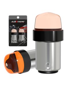 Allextreme 3W Silica Gel LED Bulb 8000K Parking Light Super Bright Lamp T10 Wedge Chipset Silicone Dome Map Door Courtesy License Plate Lights for Car Bike and Motorcycle (Red, 2 PCS)