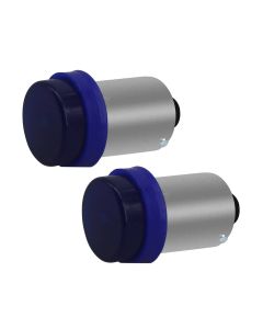 Allextreme BA9S LED Parking Light SMD Interior Pilot License Plate Dome Indicator Lamp Bulb for Car Bike and Motorcycle (2W, Blue, 2 PCS)