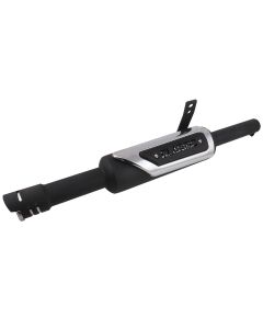 AllExtreme Heavy Duty Exhaust Silencer Modern Style Metal Iron Material with Durable & Sturdiness Compatible for Royal Enfield BS3 Model Bullet (Black)