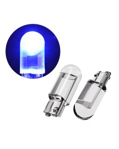 Allextreme EXBT10 Universal T10 LED Parking Light Super Bright Interior Pilot License Plate Dome Indicator Lamp Bulb for Car Bike and Motorcycle (Blue)