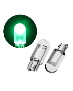 Allextreme EXGT10 Universal T10 LED Parking Light Super Bright Interior Pilot License Plate Dome Indicator Lamp Bulb for Car Bike and Motorcycle (Green)
