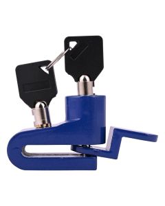 AllExtreme EXMDBB1 Mini Anti Theft Disc Brake Security Lock for Bicycle and Motorcycle (Blue)