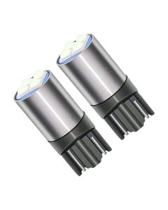 Allextreme EXLB008 Universal T10 LED Parking Light 4 SMD Bright Interior Pilot License Plate Dome Indicator Lamp Bulb for Automobiles (3W, Ice Blue, 2 Pcs)