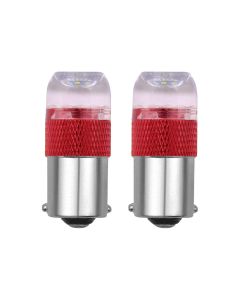 Allextreme EXLB011R LED Bulb Turn Signal Indicator Bright Lamp 6 Smd Chipset License Plate Parking Dome Light for Car Bike and Motorcycle (6W, Red, 2 PCS)