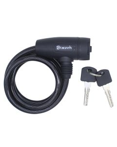 AllExtreme ‎EXCLB01 Cable Bike Lock Anti-Theft Luggage Heavy Duty Secure Locking Chain Ideal for Bikes & Motorcycles with 2 Keys(Black)