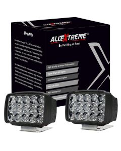 Allextreme EXNPE08 Original Imported 12V DC Light, Waterproof Head Lamp, Bar Light Universal For All (Pack of 2, Free On/Off Switch, White)