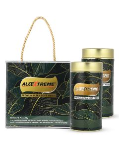 AllExtreme EXPT50P2 2-Ply Car Tissues Cup Holder Cylinder Tissue Box Napkin Case 60 Pulls - (Pack of 6, 2 Canisters -Including Tissues) + 4 Refills