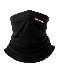 Allextreme Neck Gaiter Bandana For Men & Women Sun Protection (Black)