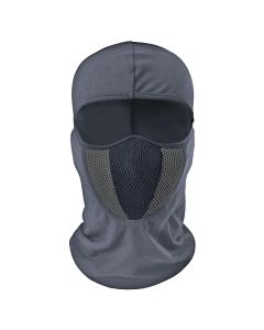 AllExtreme Full Face Cover Mask Bike Riding & Cycling Anti Pollution Dust Sun Protection Balaclava with Air Filter Mesh (Gray)