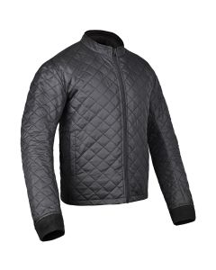 Allextreme Winter Liner for Riding Jacket Quilted Water Resistant Full Sleeved Thermal Running Softshell Windbreaker Jackets (XL, Black)