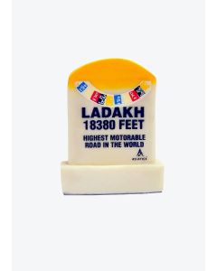 AllExtreme car Dashboard - Printed Ladakh Flag Milestone