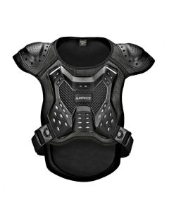 AllExtreme AMCP001 Motocross Adult Full Body Armour Spine Chest Protection Gear Guard Jacket for ATV MTB and Motorcycle (Black, Size - L)