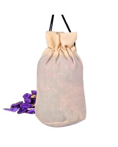 Allextreme Hanging Husk Bag Car Perfume Scent - Lyrical Lavender Fragrance for 30 Days Air Freshener Interior Car-Accessories with Diffuser Essential Oil Aroma Grains and Flakes (Set of 1, 50g)