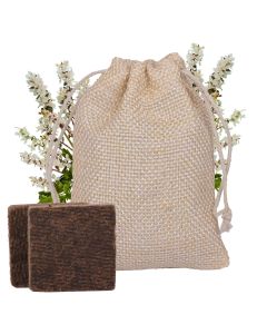 Allextreme Hanging Wood Jute Bag Car Perfume Scent - Majestic Musk Fragrance for 30 Days Diffuser Interior Car-Accessories Air Freshener with Essential Oil Aroma (Set of 1, 40g)