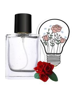 Allextreme Hanging Car Perfume Spray with Card Scent - Rare Rose Fragrance 600 Sprays for 90 days Air Freshener Interior Diffuser Car-Accessories Essential Oil Aroma (Set of 1, 50ml)